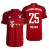 Original Fußballtrikot FC Bayern München Thomas Muller 25 Heimtrikot 2021-22 Für Herren